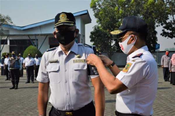 SATGAS PROTOKOL KESEHATAN DISHUB DAN DISKOMINFO DIKUKUHKAN